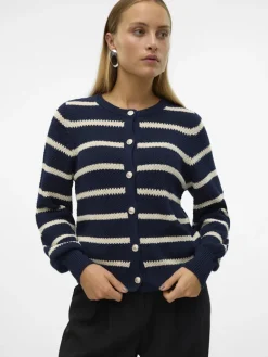 VMAMAZING LS O-NECK CARDIGAN GA BOO navy blazer