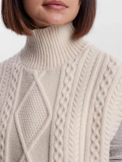 VMAMINA SL HIGH NECK VEST GA birch
