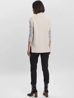 VMAMINA SL HIGH NECK VEST GA birch