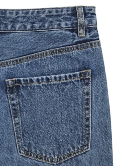VMBILLIE HR BARREL ANK JEANS LI3142 NOOS medium blue denim