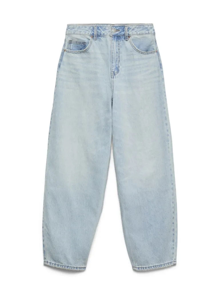 VMBILLIE HR BARREL ANK JEANS LI3146 NOOS light blue denim