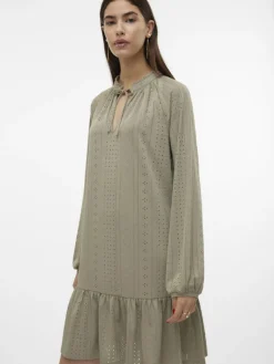 VMBILLI LS SHORT DRESS JRS BOO laurel oak