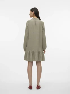VMBILLI LS SHORT DRESS JRS BOO laurel oak