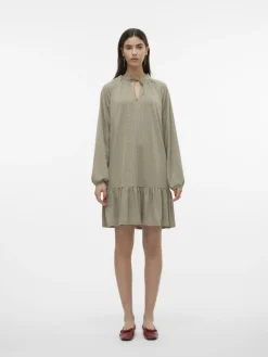 VMBILLI LS SHORT DRESS JRS BOO laurel oak