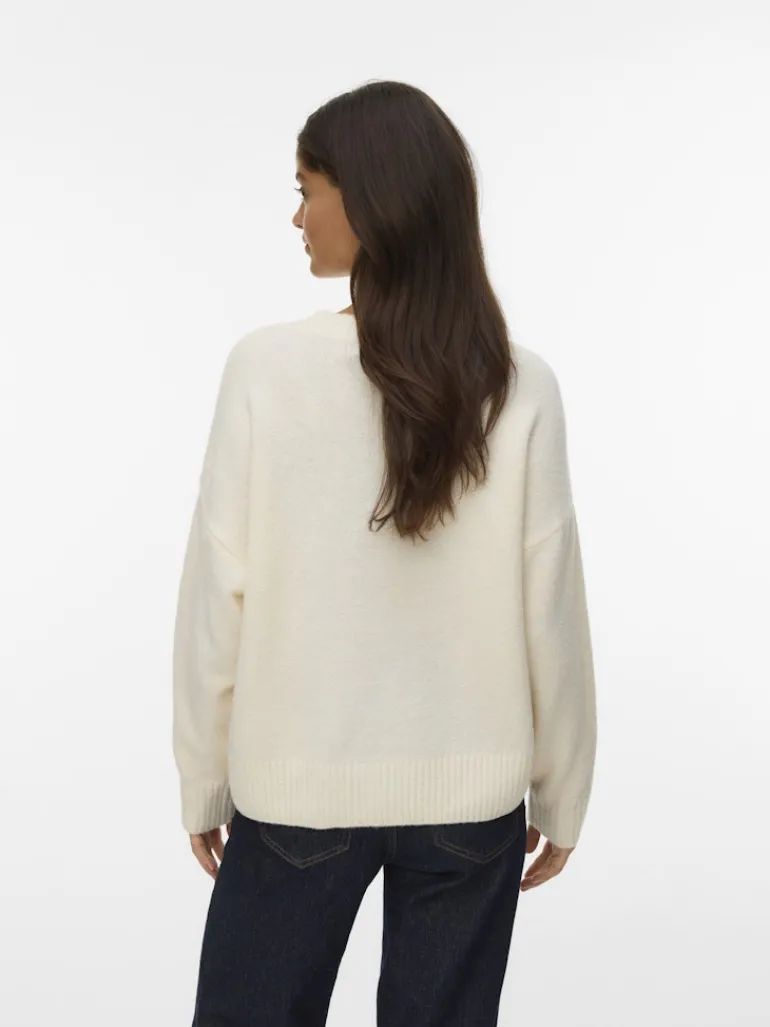 VMBOOM LS O-NECK TEXT PULLOVER NOOS birch