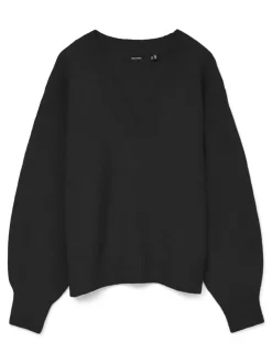 VMBOOM LS V-NECK PULLOVER NOOS black