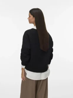 VMBOOM LS V-NECK PULLOVER NOOS black