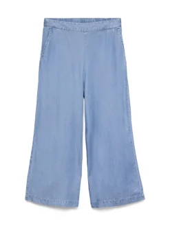 VMBREE MR WIDE TENCEL CULOTTE GA NOOS medium blue denim