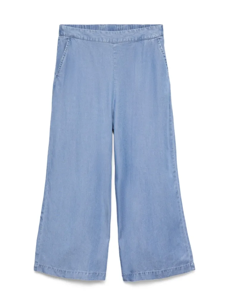 VMBREE MR WIDE TENCEL CULOTTE GA NOOS medium blue denim