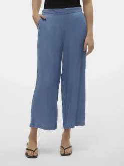 VMBREE MR WIDE TENCEL CULOTTE GA NOOS medium blue denim
