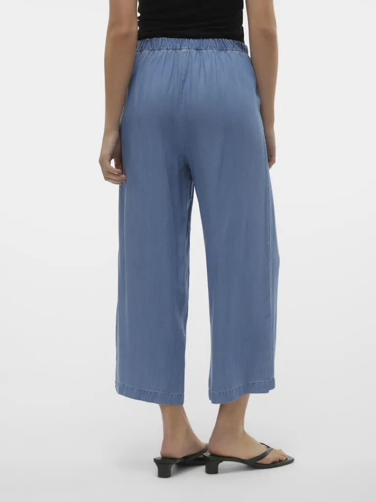 VMBREE MR WIDE TENCEL CULOTTE GA NOOS medium blue denim
