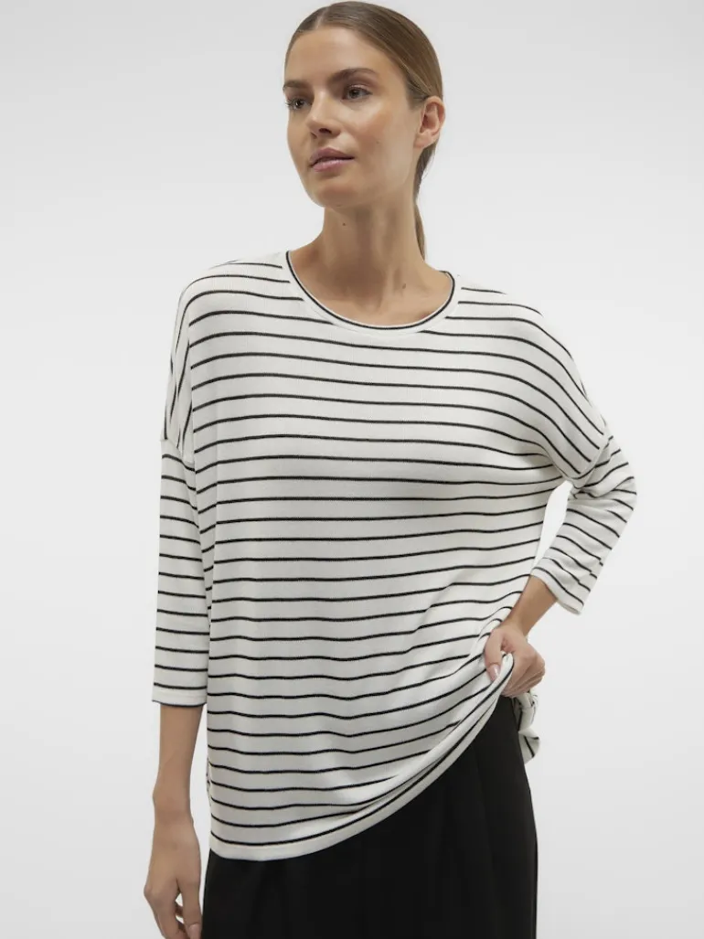 VMBRIANNA 3/4 PULLOVER BOO REP snow white