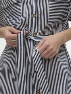 VMBUMPY SS SHORT SHIRT DRESS WVN NOOS india ink