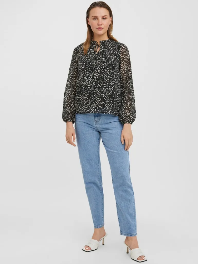 VMCAITLYNN L/S TIE TOP EXP GA black2