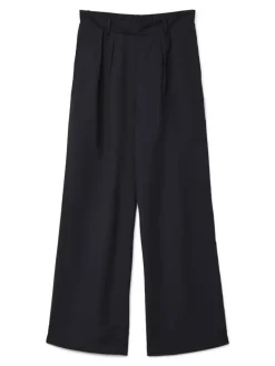 VMCAYSA H/W WIDE PLEATED PANT WVN EXP black