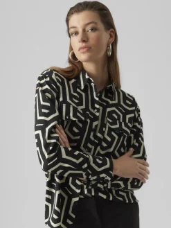 VMCIFA L/S SHIRT WVN BTQ black