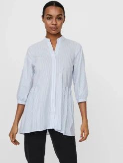 VMCLARA 3/4 LONG SHIRT NOOS snow white