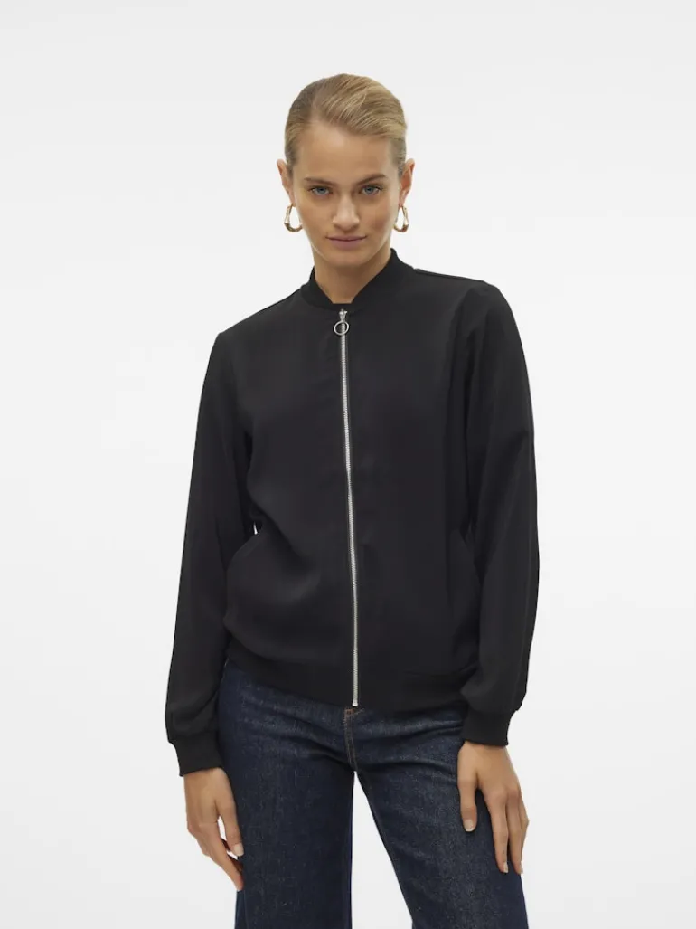 VMCOCO L/S BOMBER NOOS black