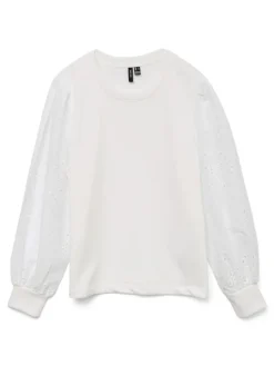 VMDAMINE LS SWEAT BOX JRS snow white