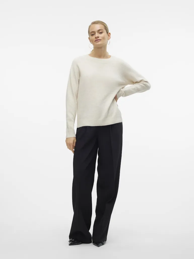 VMDOFFY LS O-NECK BLOUSE GA NOOS birch1