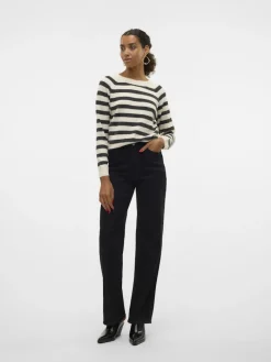 VMDOFFY LS O-NECK BLOUSE GA NOOS birch2