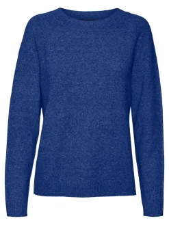 VMDOFFY LS O-NECK BLOUSE GA NOOS dunkelblau2