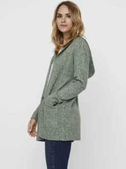 VMDOFFY LS OPEN HOOD CARDIGAN GA NOOS laurel wreath