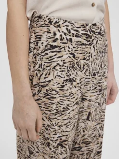 VMEASY HW WIDE PANTS WVN GA white pepper