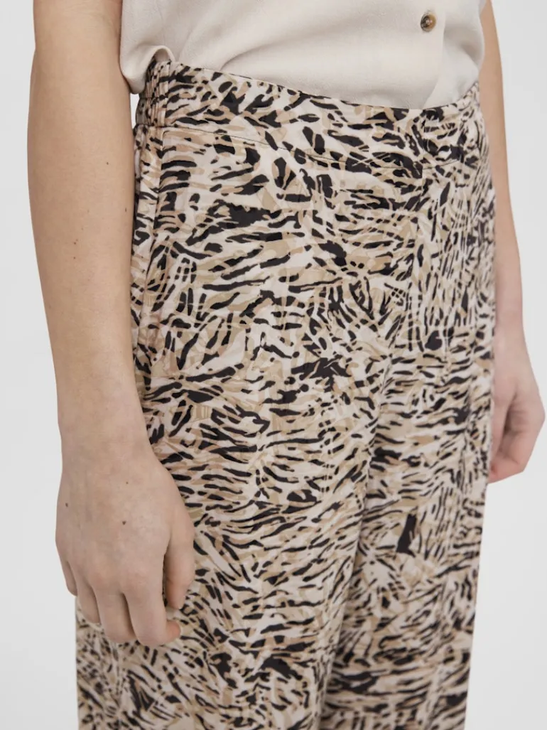 VMEASY HW WIDE PANTS WVN GA white pepper