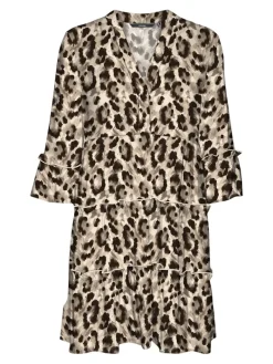 VMEASY JOY 3/4 SHORT DRESS WVN GA sandshell