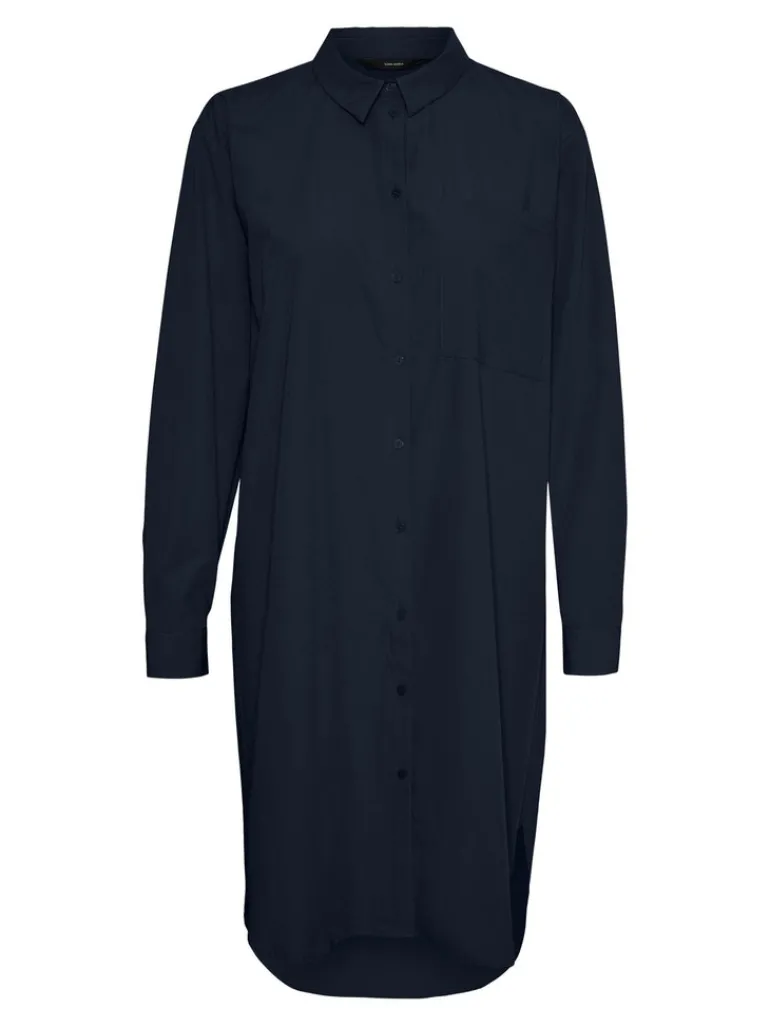 VMELLA L/S LONG SHIRT NOOS black