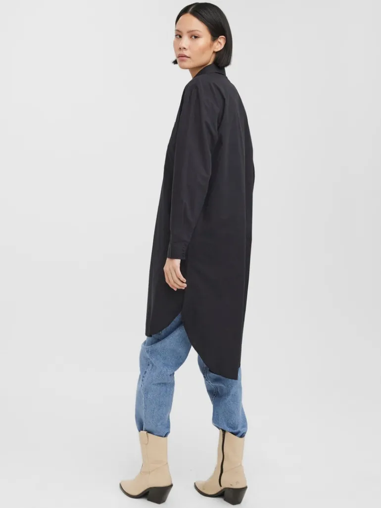 VMELLA L/S LONG SHIRT NOOS black