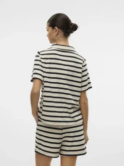 VMEMELI S/S V-NECK TOP JRS LCS birch1