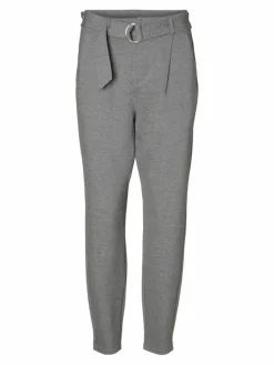 VMEVA HR LOOSE BELT PANT GA COLOR medium grey melange