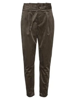 VMEVA HR LOOSE PAPERBAG CORD PANT NOOS peat