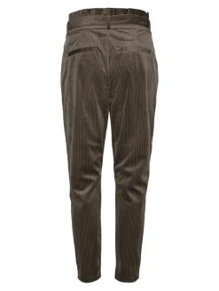 VMEVA HR LOOSE PAPERBAG CORD PANT NOOS peat