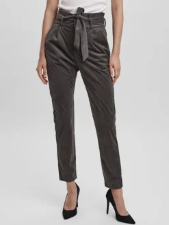 VMEVA HR LOOSE PAPERBAG CORD PANT NOOS peat