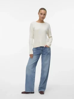 VMFANTASTIC LS V-BACK CABLE PULLOVER birch