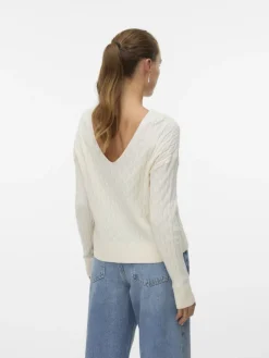 VMFANTASTIC LS V-BACK CABLE PULLOVER birch