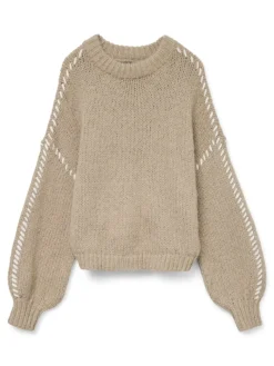 VMFENG LS O-NECK PULLOVER GA BOO silver mink
