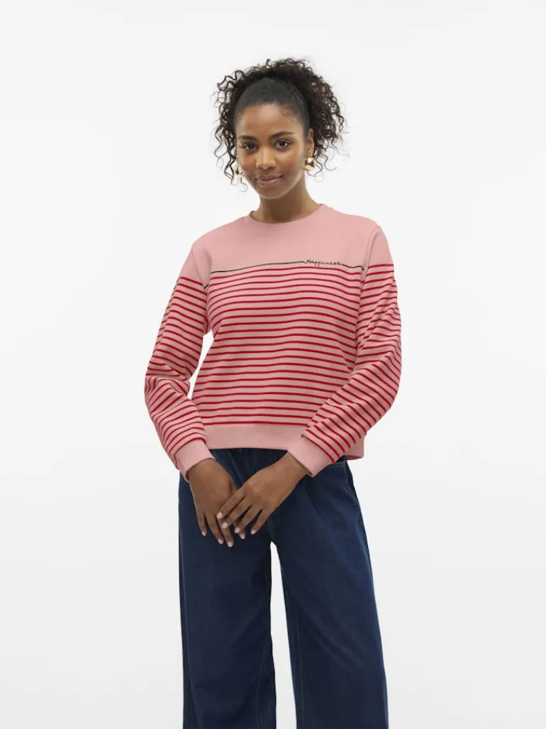 VMFERNANDA LS SWEAT BOX JRS GA rose elegance