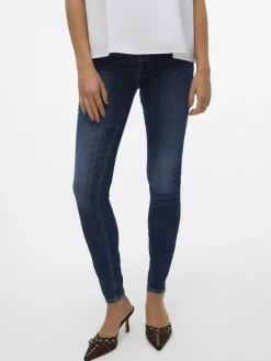 VMFLASH MR SKINNY JEANS LI3303 GA NOOS dark blue denim