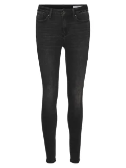 VMFLASH MR SKINNY JEANS LI111 GA NOOS black denim