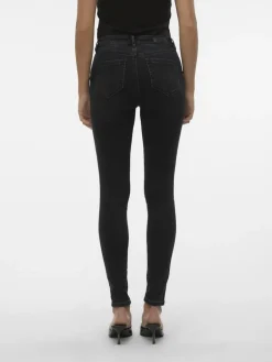 VMFLASH MR SKINNY JEANS LI111 GA NOOS black denim