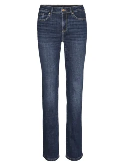 VMFLASH MR STRAIGHT JEANS LI3300 GA NOOS dark blue denim