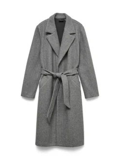 VMFORTUNEAYA LONG COAT GA NOOS medium grey melange