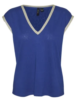 VMGALDORA SL TOP JRS BTQ mazarine blue