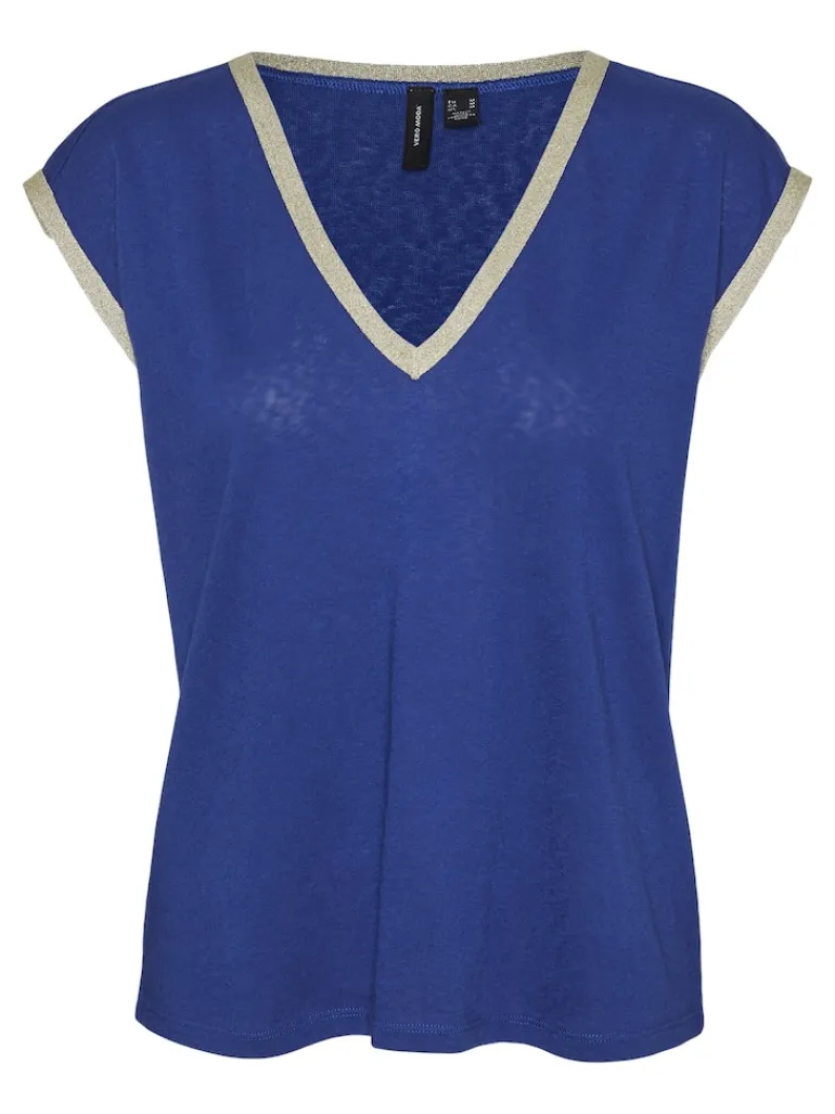 VMGALDORA SL TOP JRS BTQ mazarine blue