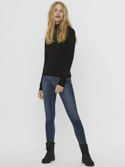 VMGLORY LS ROLLNECK BLOUSE GA NOOS black