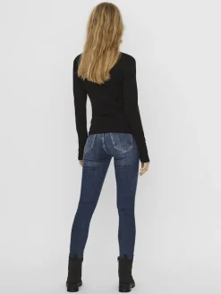 VMGLORY LS ROLLNECK BLOUSE GA NOOS black